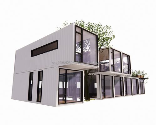 Container Casa Móvel Escola Cafeteria Embalagem plana com cor e design personalizados