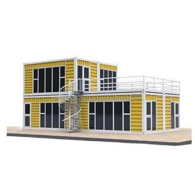 20ft Portable Kiosk Modificado Prefab Modular Loja de Café Container de Envio Bar Casa pequena 3 quartos projetados para Hotel