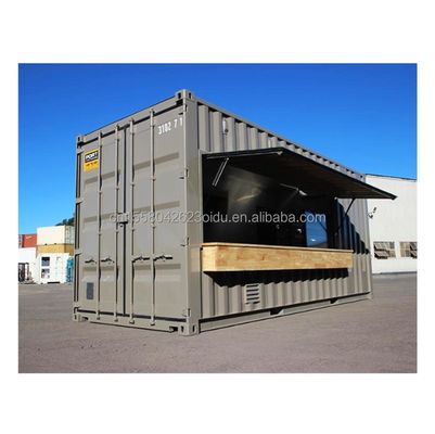Loja Pop Up de cor personalizada Container Bar Food Stop Loja de roupas Loja de moda Loja de café portátil Loja de café Loja de design moderno