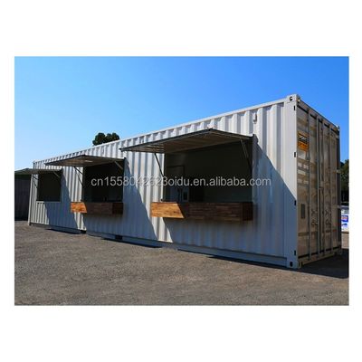 Loja Pop Up de cor personalizada Container Bar Food Stop Loja de roupas Loja de moda Loja de café portátil Loja de café Loja de design moderno
