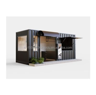 Loja Pop Up de cor personalizada Container Bar Food Stop Loja de roupas Loja de moda Loja de café portátil Loja de café Loja de design moderno