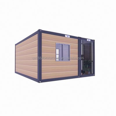 Casa de madeira de 20 pés de cor personalizada com estúdio de jardim luxuoso Container de pacote plano e materiais de bar móvel usados