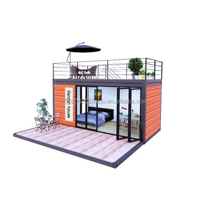 Casas de contêiner de luxo Apartamentos pré-fabricados modernos Villas e cabanas de madeira