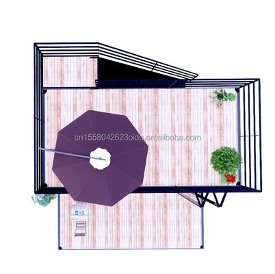 Casas de contêiner de luxo Apartamentos pré-fabricados modernos Villas e cabanas de madeira