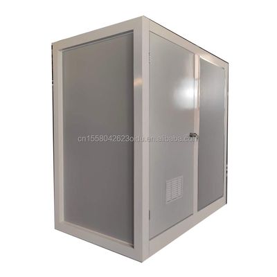Modelo Modular de Design Moderno Toiletes Prefabricados Portáteis Outdoor Flat Pack Container Feito de Aço e Painel Sandwich para Loja 10FT