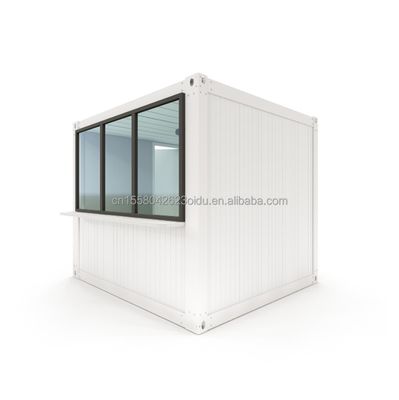 Modelo Modular de Design Moderno Toiletes Prefabricados Portáteis Outdoor Flat Pack Container Feito de Aço e Painel Sandwich para Loja 10FT