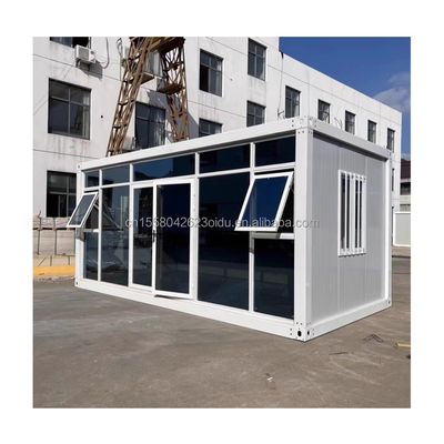 Modern Outdoor Living 20ft 40ft pré-fabricadas casas móveis de aço expansível panela de sanduíche recipiente com cor personalizada
