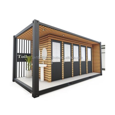 Banheiro exterior Modificado Container de Envio estilo 20ft ou 40ft Feito de aço e painel de sanduíche com alumínio liga de janelas