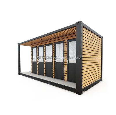 Banheiro exterior Modificado Container de Envio estilo 20ft ou 40ft Feito de aço e painel de sanduíche com alumínio liga de janelas