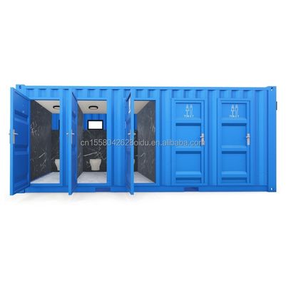 Banheiro portátil de cores pré-fabricadas para casas de contenedores ao ar livre