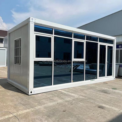 Cores personalizadas Pacote plano pré-fabricado de 20 pés Container a granel Casa de estrutura para trabalhadores migrantes no canteiro de obras