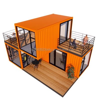 Janela de liga de alumínio personalizada 3 módulos recipiente de vida modular pacote plano pré-fabricado escritório em casa ou casa de jardim feita de aço