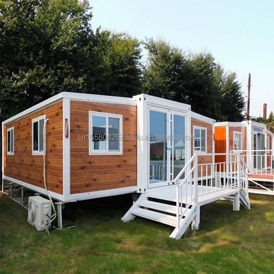 Modernos pré-fabricados de 20 pés na Austrália Casas Móveis dobráveis Modular Casa de Contêiner Extensivel com Modelo 3D / Desenhos CAD