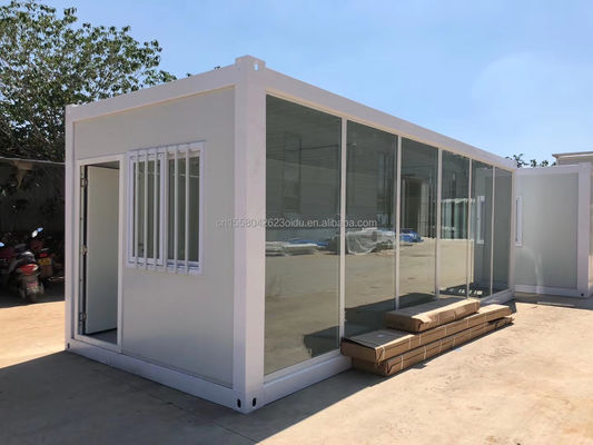Embalagem de apartamento para família portátil 20ft ou 40ft Luxury Prefabricated Container Room com janelas de liga de alumínio