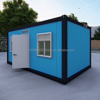 Preço acessível 20ft/40ft Parede 50/75/100mm Painel Sandwich Wave Sala de contêineres pré-fabricada para residência familiar moderna