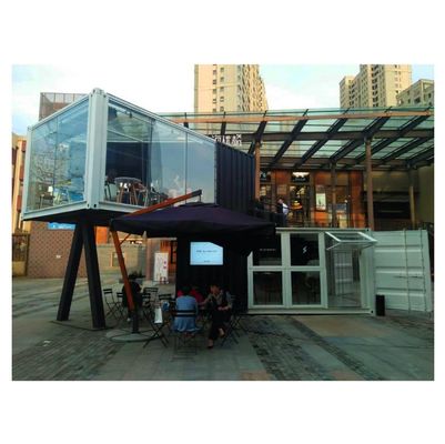 Cor personalizada e liga de alumínio janelas 20ft Luxury Container Room para vendas Booth Café Loja Guard Box Office Bar