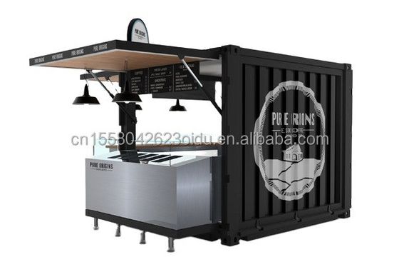 20ft ou 40ft Combinação Container Room Customizable Color for Sales Booth Café Loja Sala de guarda Bar de escritório