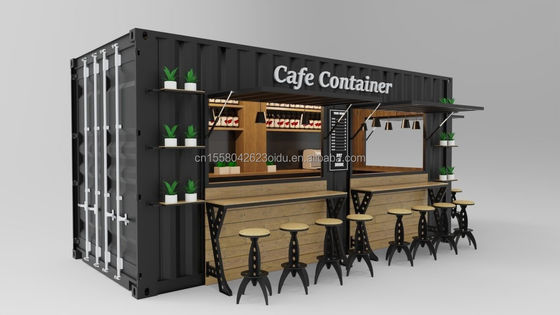 Fornecer Custom Hotel dobrável Casa móvel com aço galvanizado curvatura 180g 20ft Pronto para Casa de contêiner de transporte dobrável