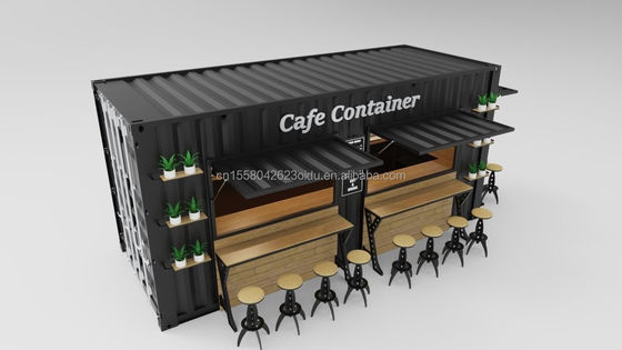 Fornecer Custom Hotel dobrável Casa móvel com aço galvanizado curvatura 180g 20ft Pronto para Casa de contêiner de transporte dobrável