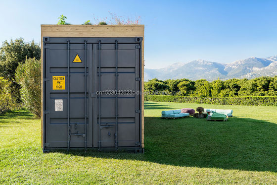 Galvanizado de aço flexível estrutura de aço 20ft casas expansíveis pré-fabricadas casas de luxo casa de contêineres para estilo de design chinês