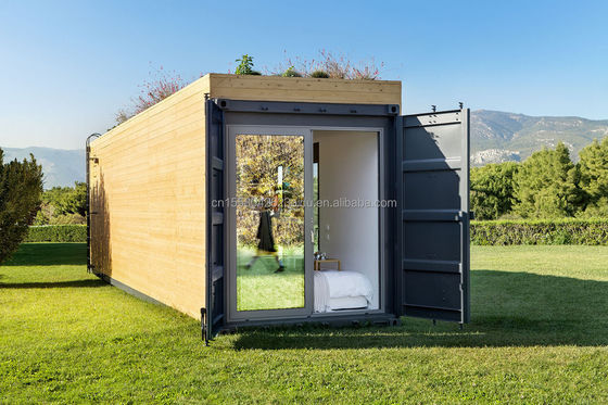 Galvanizado de aço flexível estrutura de aço 20ft casas expansíveis pré-fabricadas casas de luxo casa de contêineres para estilo de design chinês