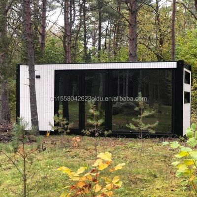 OEM 20ft Multi Funcional Luxury Flat Pack Container House Casa com 50/75/100mm Wave Sandwich Panel Parede